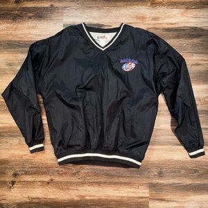 Vintage pullover windbreaker